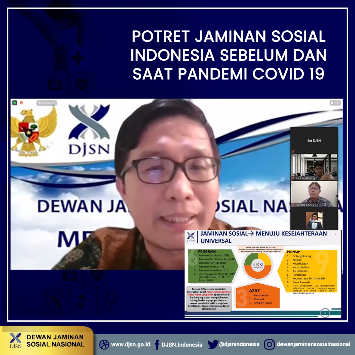 Muttaqien : Potret Jaminan Sosial Indonesia Sebelum dan Saat Pandemi Covid 19